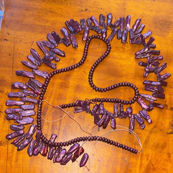 Elegant Purple Bead strands - Picture 3 of 6